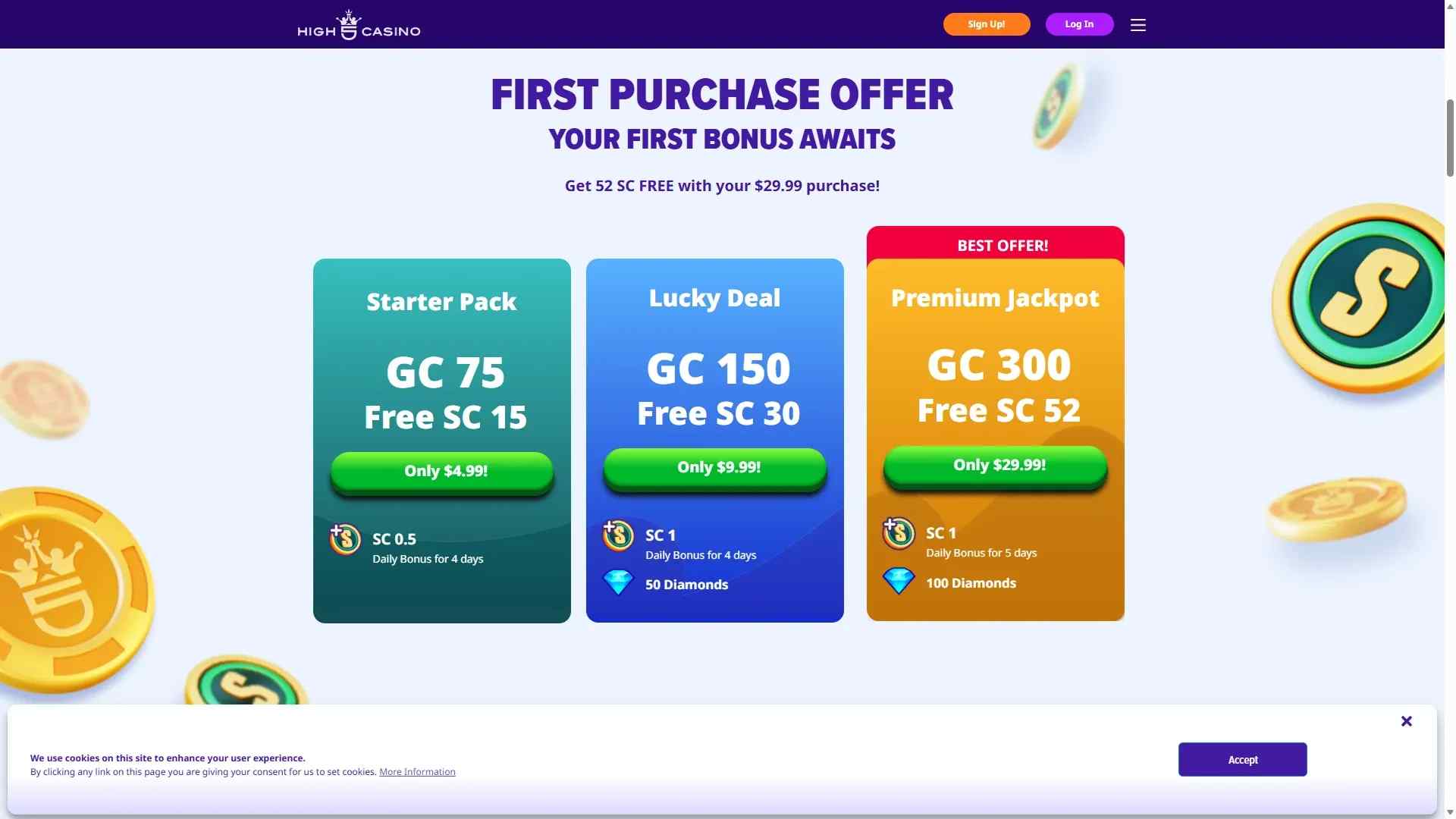 High 5 First Purchase